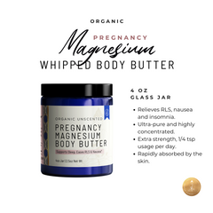 Pregnancy (unscented) Magnesium Body Butter