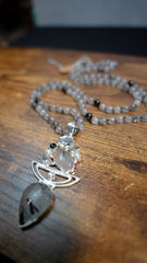 Black Onyx and Tourmalated Quartz