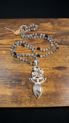 Black Onyx and Tourmalated Quartz