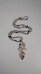 Black Onyx and Tourmalated Quartz