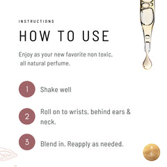 Chameli Organic Perfume Oil Roses & Jasmine