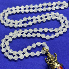 Moonstone Ganesha Mala 8mm