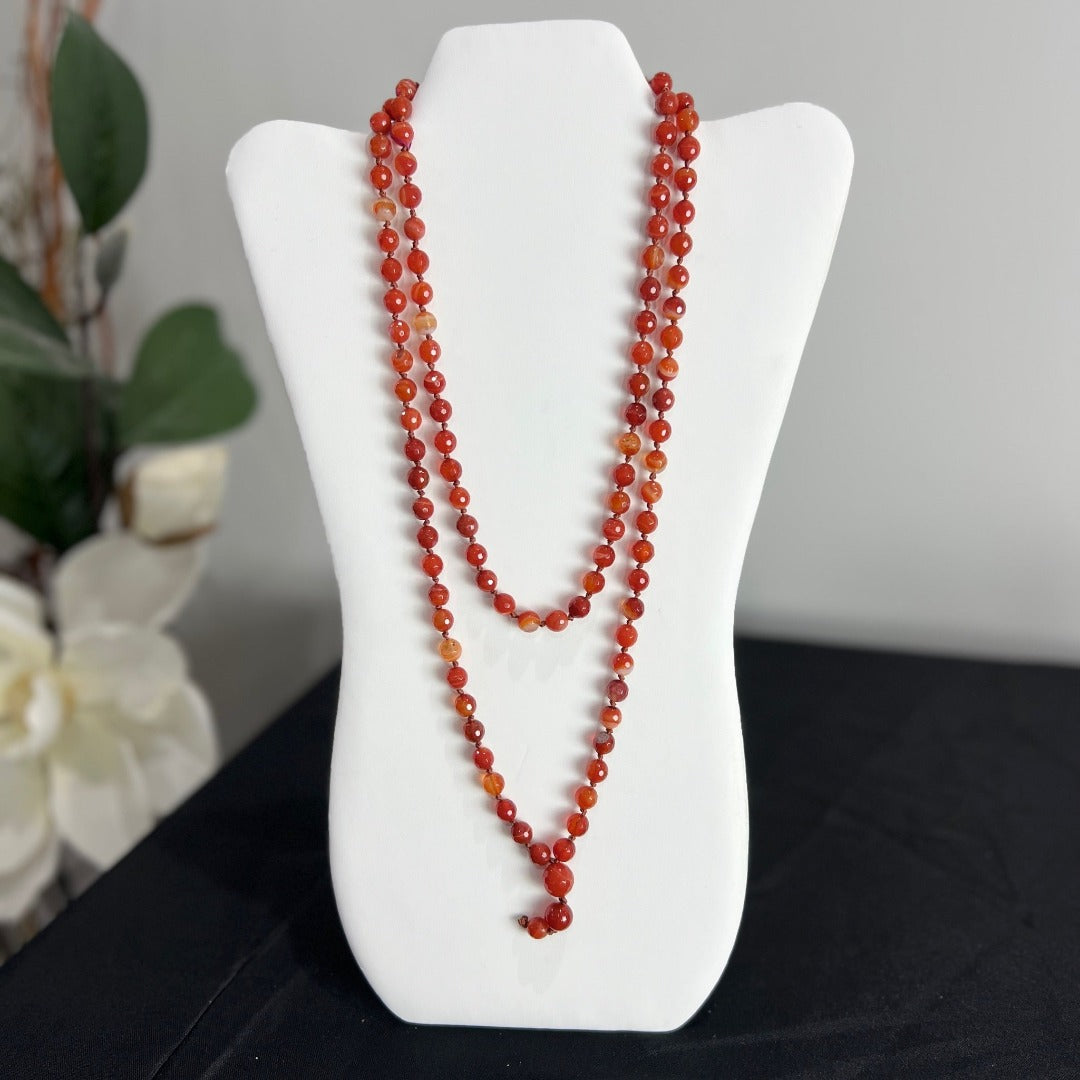 Carnelian Mala 8mm