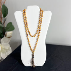 Palo Santo Mala with Brown Cord