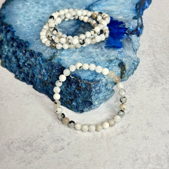 6mm Rainbow Moonstone Bracelet
