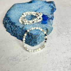 6mm Rainbow Moonstone Bracelet