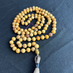 Palo Santo Mala with Brown Cord