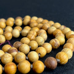 Palo Santo Mala with Brown Cord