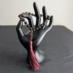 Smoky Quartz Hand Mala 8mm (27 beads)