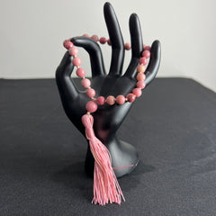 Rhodonite Hand Mala 8mm (27 beads)
