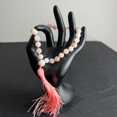Matte Pink Aventurine Hand Mala 8mm (27 beads)
