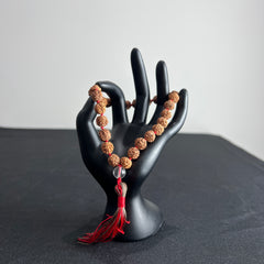 Rudraksha Hand Mala 8mm (27 beads)