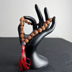 Rudraksha Hand Mala 8mm (27 beads)