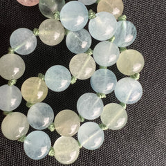 Morganite Hand Knotted Hand Mala 8mm | 27 Bead | Prayer Bead | Japa Mala | Meditation Bracelet | Mantra and Reiki Infused