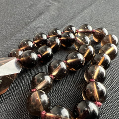 Smoky Quartz Hand Mala 8mm (27 beads)