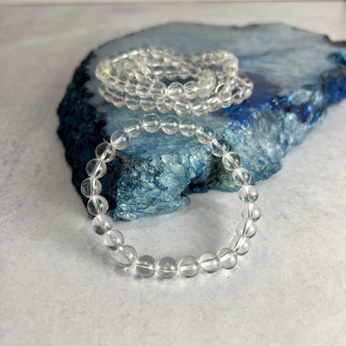 8mm Clear Quartz Bracelet