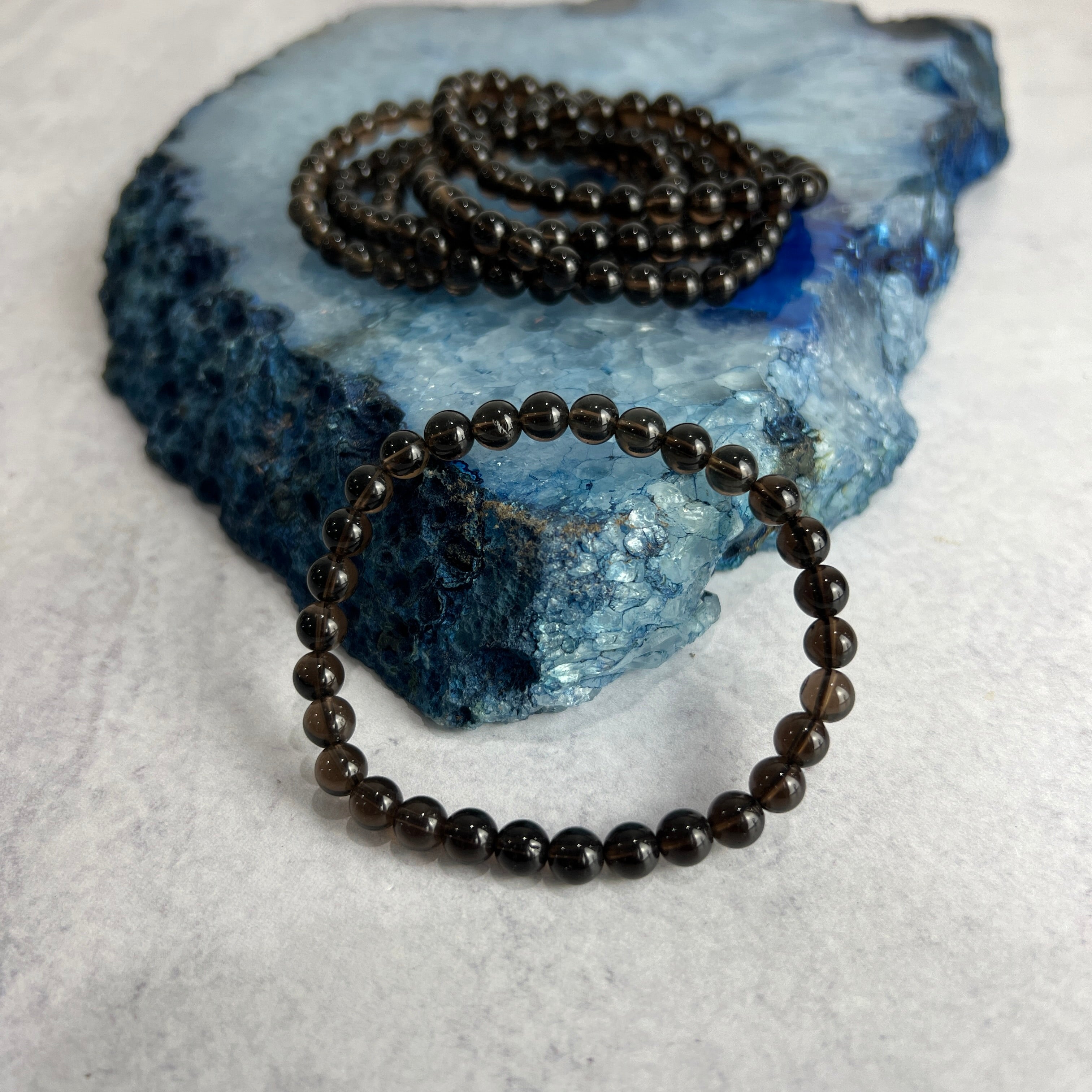 6mm Smokey Quartz Bracelet