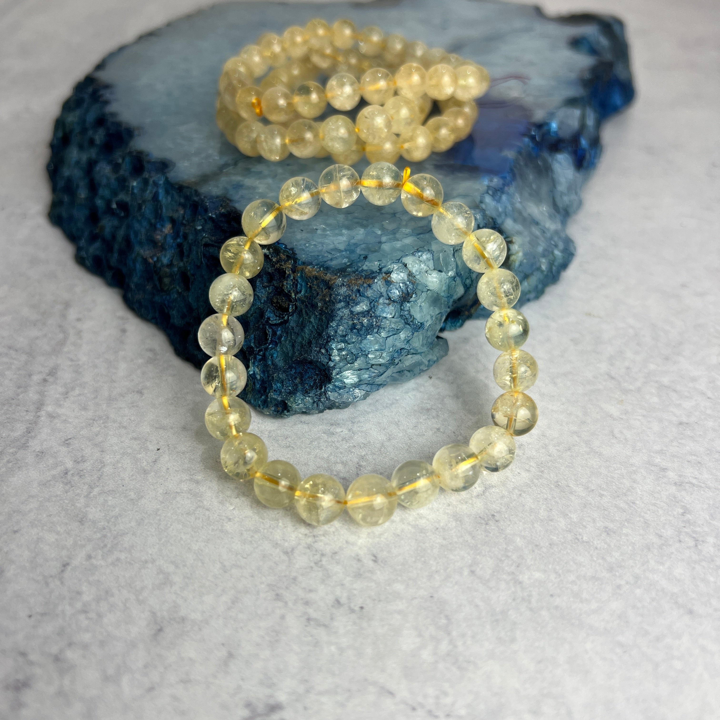 8mm Citrine Bracelet