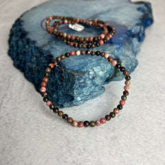 4mm Rhodonite Bracelet