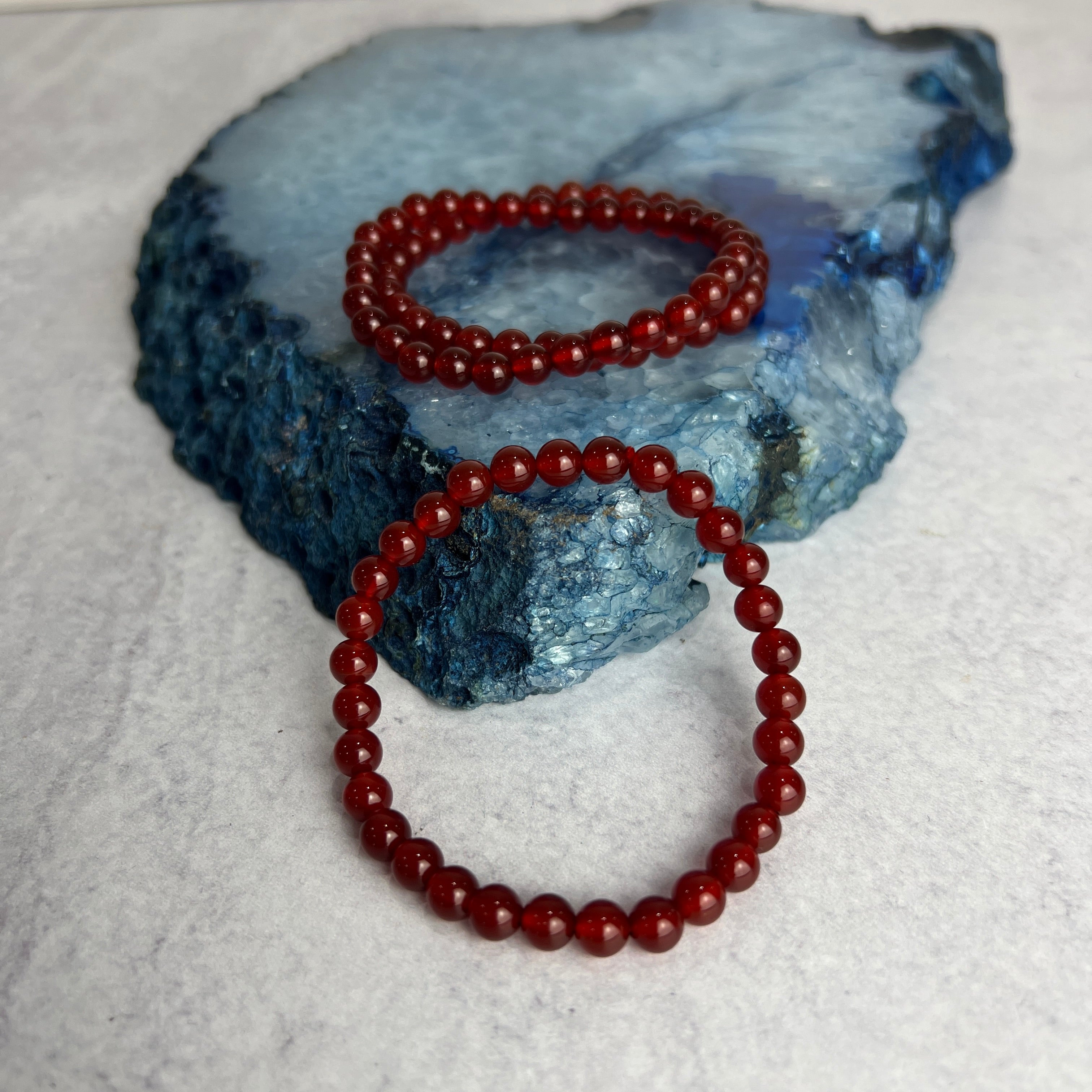 6mm Carnelian Bracelet