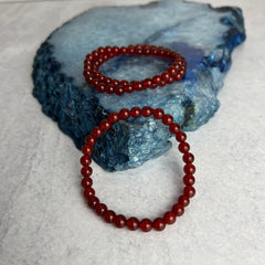 6mm Carnelian Bracelet