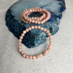 6mm Pink Opal Bracelet