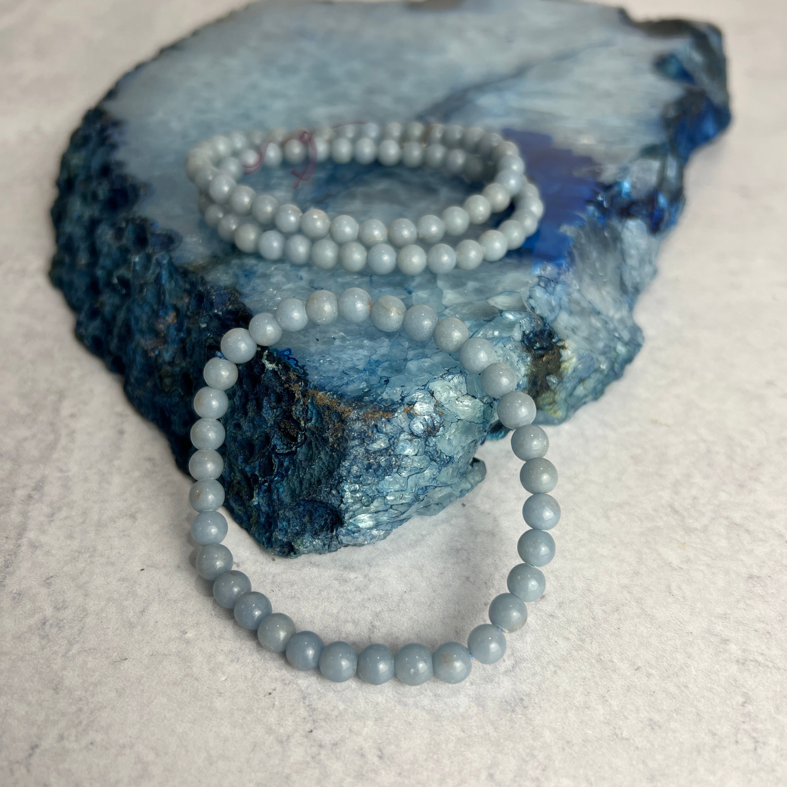 6mm Angelite Bracelet