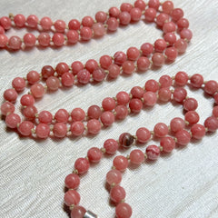 Rhodochrosite Mala 8mm 108 beads