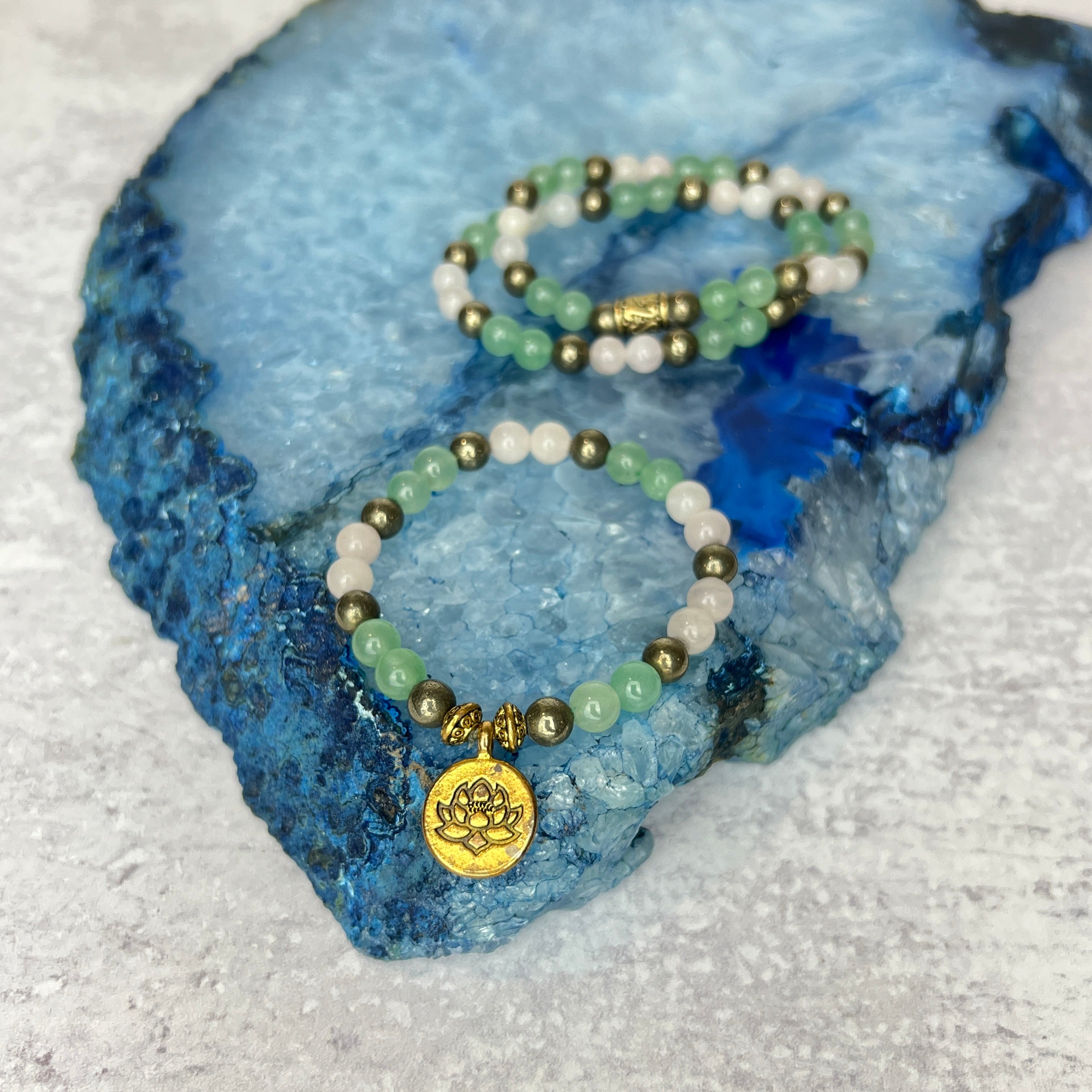 Prosperity Bracelet (Aventurine, Citrine & Pyrite) 6mm