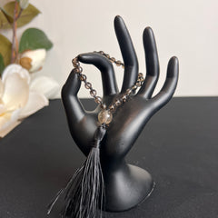 Smokey Quartz Faceted Hand Mala 6mm (27 beads)