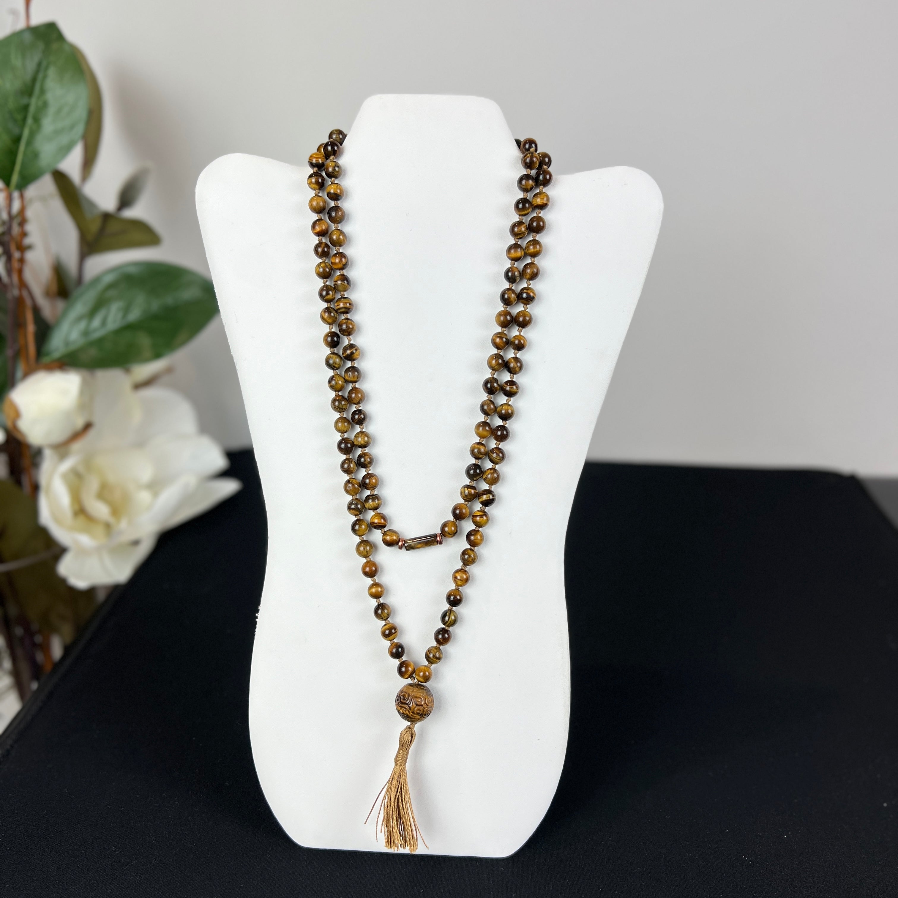 Tigers Eye Mala 8mm