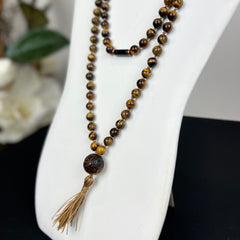 Tigers Eye Mala 8mm