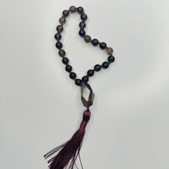 Smoky Quartz Hand Mala 8mm (27 beads)