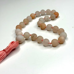 Matte Pink Aventurine Hand Mala 8mm (27 beads)