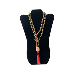 Lotus Pond Unakite Mala