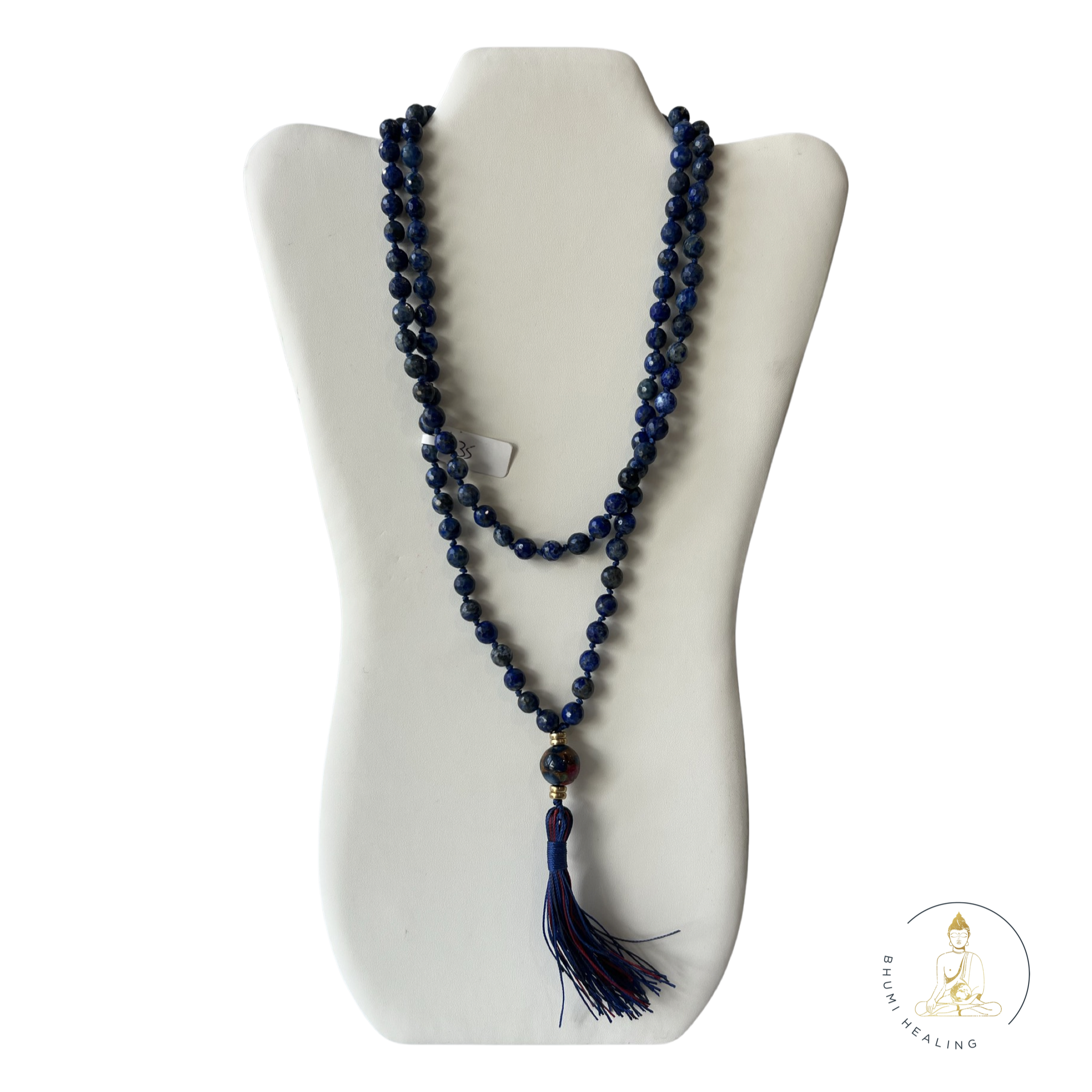 Lapis Lazuli 8mm Faceted Mala