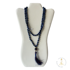 Lapis Lazuli 8mm Faceted Mala
