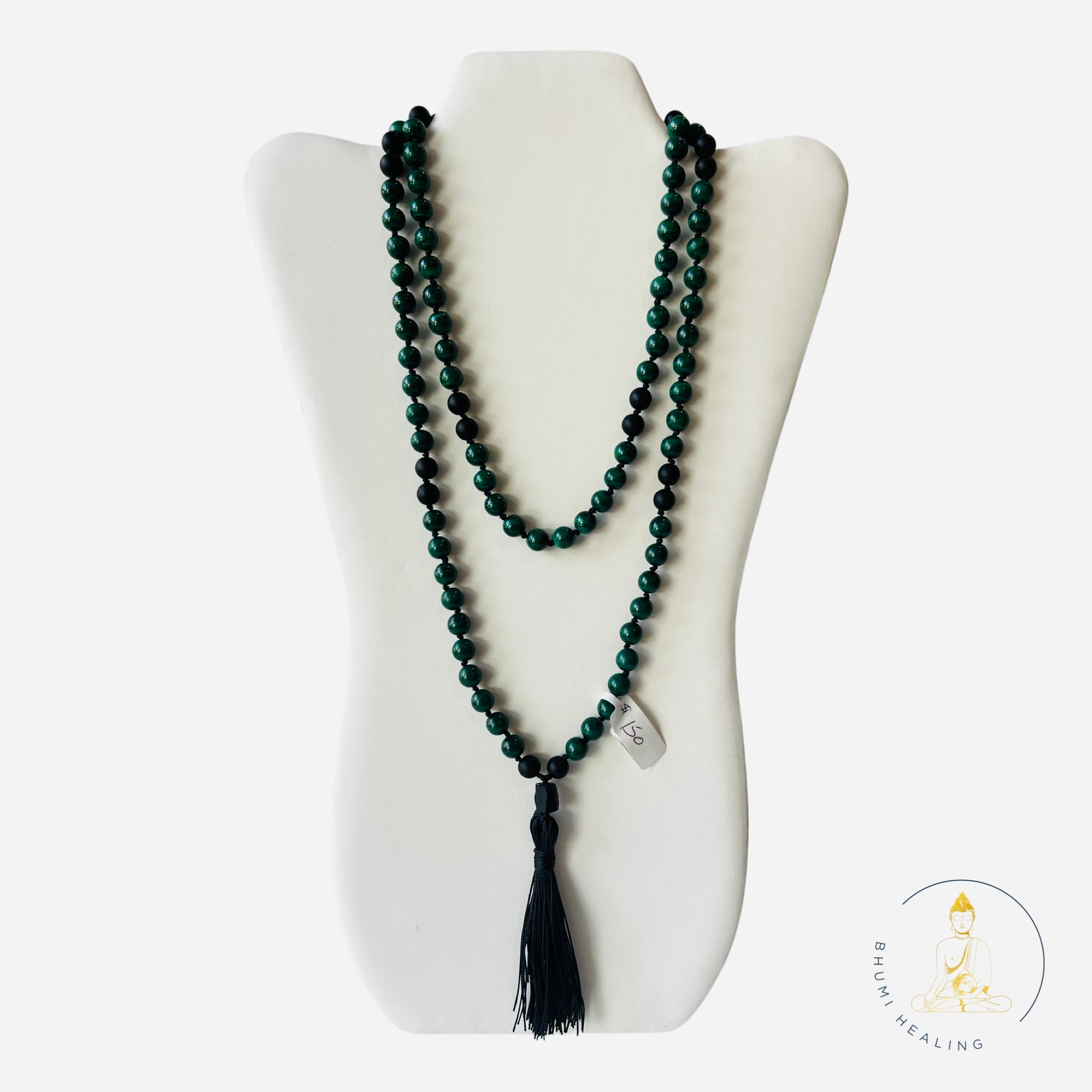 Malachite & Black Onyx Mala