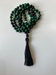 Malachite & Black Onyx Mala