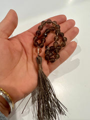 Smokey Quartz Hand Mala 8mm (27 beads)
