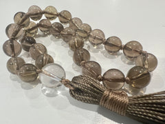 Smokey Quartz Hand Mala 8mm (27 beads)