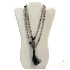 Montana Matte Agate Mala 8mm