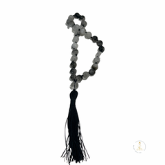 Tourmaline Quartz Hand Mala (27 beads)8mm